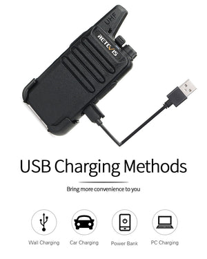 USB Charging Mini Walkie-Talkies