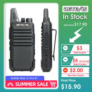 USB Charging Mini Walkie-Talkies